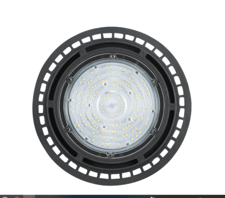 MULTiSSCAN 50W Emergency LED High Bay Light with 12.8V 6Ah Lithium Iron Phosphate Battery Backup